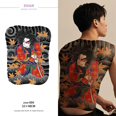 ZOAR พร้อมส่ง L23 color Magic tattoo สติ๊กเกอร์แทททูเต็มหลัง เมจิกแทททู สี สติ๊กเกอร์ง่ายๆ