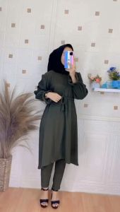 ONE SET ZARA TERBARU TERMURAH TERLARIS KEKINIAN VIRAL SETELAN CELANA WANITA JUMBO