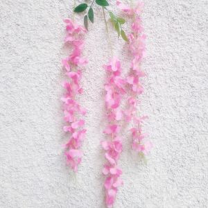 Seuntai Bunga Hias Wisteria Gantung Artificial Properti Photoshoot Beautyful Colourfull - AF66