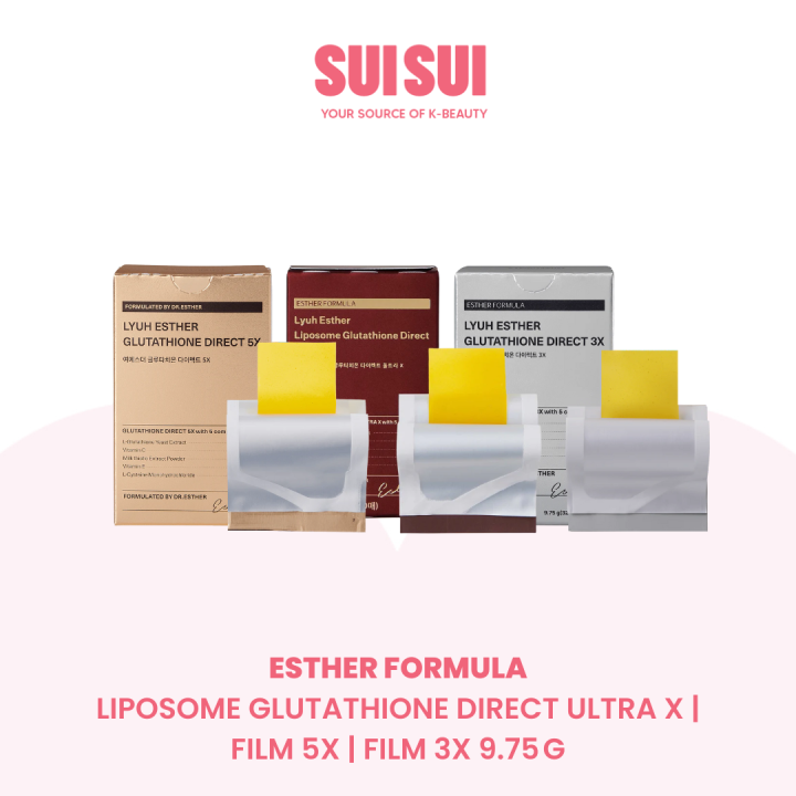 esther formula lyuh esther glutathione direct ultra x Liposome Brighter and Clearer-looking skin with
