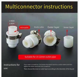 Front Faucet Filter Chlorine Removal Circular Faucet Water Purifier Faucet Universal Extender