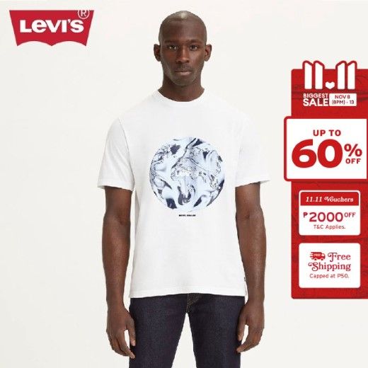 Levi s Men s Relaxed Short Sleeve Graphic T Shirt 16143 0970 Lazada PH