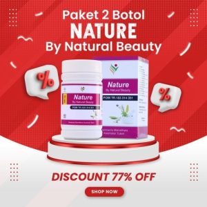 Paket 2 Botol Suplemen NATURE GEMUK BADAN Menambah Nafsu Makan Dan Gemuk Badan Cepat Original BPOM
