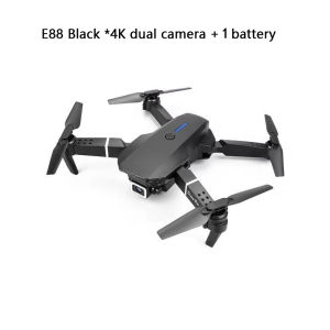 E88 Remote Control Drone Original Drone Dual Camera With 4K HD Video Equipped with 1 Batteries High-altitude Video Portable Aircraft