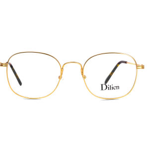 Dilicn Oval Style Titanium Silm Light Fashion Glasses Women Exquisite Large Optical Lenses Frames Ultralight Eyeglasses 3010