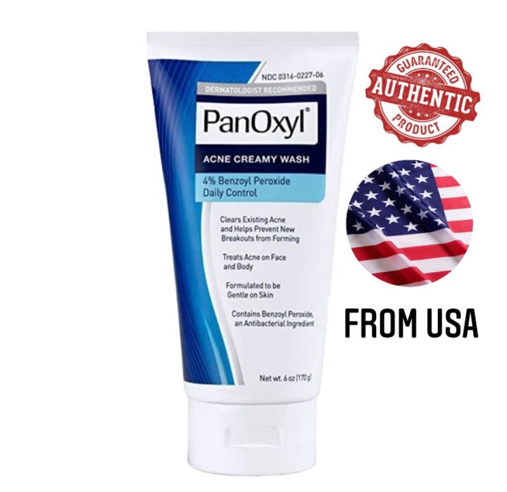 PanOxyl Antimicrobial Acne Creamy Wash, Benzoyl Peroxide, 170g Lazada PH