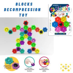 Blocks Decompression Toy Fidget Spinner Joint Unzip GYRO