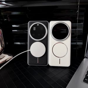 For Xiaomi Mi 15 Ultra Case Luxury PU Wireless Charging Protect Back Cover Case For Xiaomi Mi 15 Pro 14 13 Ultra Shell