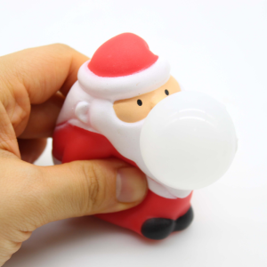 YESPERY Christmas Squeeze Toys Extrusion Blowing Bubble Pinch Toy Kids Stress Relief Fidget Toy Santa Claus Elk Snowman Pinching Toy Xmas Gift