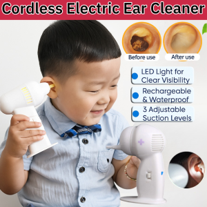 Electric Ear Cleaner Vacuum Wax Remover Safe Painless Ear Pick Ear Cleaning Tool for Kids and Adults