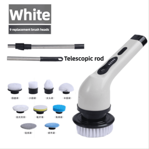[SG stock]Turbo Scrubber ELECTRIC SPIN SCRUBBER / Rechargeable / Floor Toilet Cleaning Tool / Power Brush Cleaner