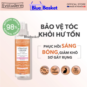 Xịt Dưỡng Tóc Evoluderm Pháp 250ml Giúp Nuôi Dưỡng Phục Hồi Độ Bóng Cho Tóc Khô Và Xỉn Màu Brume Cheveur Keratine
