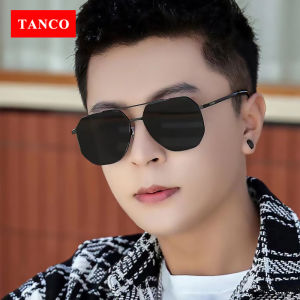 TANCO 2062 เลนส์แทกแว่นตากันแดดสำหรับขับรถตกปลาป้องกันแสงสะท้อนแว่นกันแดดโพลาไรซ์ผู้ชายแฟชั่นเลนส์ HD กรอบโลหะป้องกันรังสียูวี