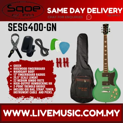 SQOE SESG400 SG Standard Electric Guitar Rosewood Fretboard - ( SESG-400 / SESG 400 )