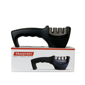 Knife Sharpener 3 Step / Alat Pengasah Pisau & Gunting Serbaguna / Asahan Pisau & Gunting