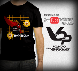 KAOS WAYANG TOPENG ROJOMOLO / KAOS PRIA DISTRO / KAOS JAWA / KAOS MURAH