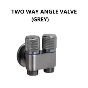 Two Way Angle Valve (Grey)