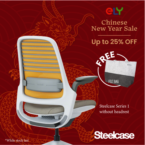 ELY Steelcase Series 1 / Office chair / Ergonomic Chair / Ergonomic Office Chair Lazada
