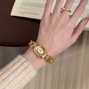 NOBLELYN Không đều Đồng hồ đeo tay Thanh lịch Hình dạng phô mai Đồng hồ thạch anh Thời trang Quà tặng Đồng hồ nữ Phụ nữ