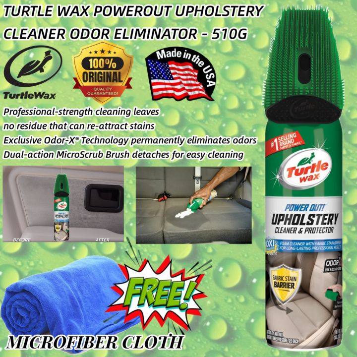 (100 ORIGINAL TURTLE WAX) Turtle Wax Power Out! Car Upholstery Cleaner