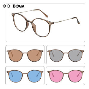 OQ BOGA 20 Styles Fashion Oval Frame Photochromic Glasses Anti Blue Light Radiation Computer Glasses Women Men Eye Protection Eyewear