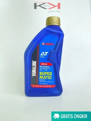 OLI YAMALUBE SUPER MATIC YAMAHA SAE 10W-40 1LITER KHUSUS YAMAHA NMAX AERIOX LEXI