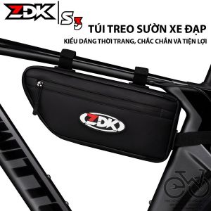 Túi treo sườn xe đạp ZDK S3 chất vải PU kháng nước dung tích 3L đựng đồ dùng khi đạp xe tiện lợi đa năng bicycle