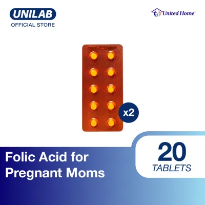 United Home Natafol (FOLIC ACID VITAMINS FOR PREGNANT WOMEN)- in Blisters of 20 Tablets