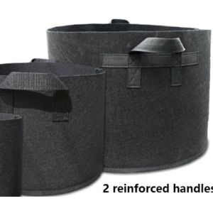 Gallon fabric planting bag with breathable and thickened planter pot and seedling bag with reinforced handle