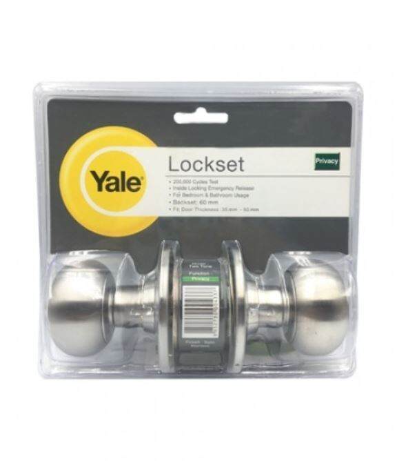 Yale Entrance Cylindrical Door Knob Set 5227 Series | Lazada Singapore