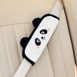 Cute Cartoon Kids Car Seat Belt Shoulder Pad Pelapik Leher Tali Pinggang Kanak-Kanak Anti-Choking Protector Adjustable Fixing Limiter Universal