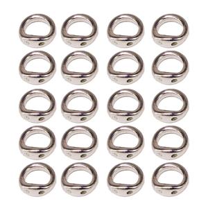 High Flexibility Double Hole Rings Professional Double Hole Connectors Bracelet Ends for Artistic Creations