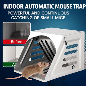 Mousetrap Upgradable One Litter Per Night Mouse Trap Removable Time Saving Mute Innovation Rat Control