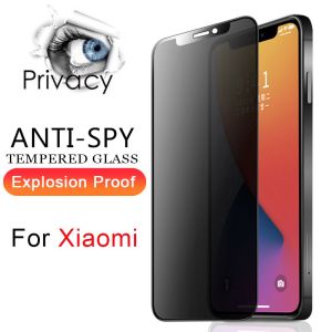 ♥Ready Stock【Anti-voyeur】 Full Screen Tempered Glass Xiaomi 12S Ultra 12 Pro Mi 11 Lite 10t Pro Poco M3 F3 X3 Redmi Note 7 8 9 9s 10 10s 9a 9t Privacy Private Screen Protector Glass
