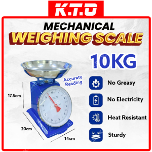 10 / 20 / 30kg Spring Dial Scale Adjustable Commercial Scale Penimbang Dail Mekanikal Penimbang Sayur Ikan Buah