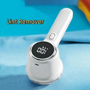 NEXTGENYUN USB Charging Lint Remover LED Display Rechargeable Fluff Remover Portable Digital Display Electric Fuzz Pellet Remover for Home