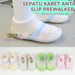 Sepatu Bayi Anak Perempuan Bahan Karet Prewalker / Sepatu Anak Anti Selip / Prewalker Anak High Qualitiy