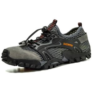 Sepatu Sandal Hiking Pria Olahraga Tali Gunung Mendaki Terlalis Bernapas Musim Panas Waterproof 034
