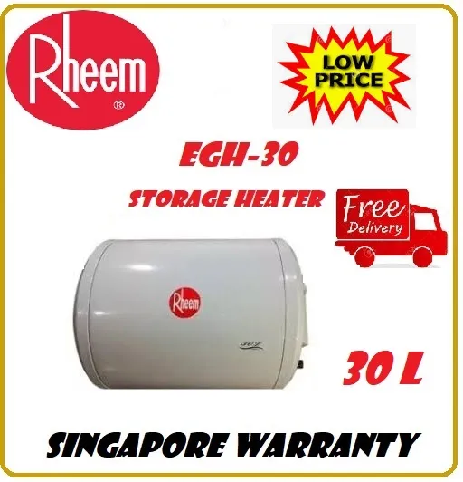 Rheem EHG 30 EHG-30 Storage Heater 30L Singapore Warranty FREE