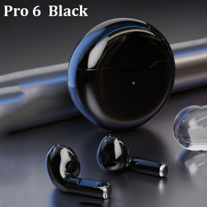 Wireless Earphones Pro 6 TWS Compatible with Android and iOS Bluetooth Earbuds Build-in Micphone