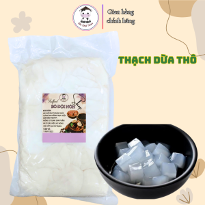 500Gr Thạch Dừa Loại 15ly Ép Thô ( Khô) Có Tặng Kèm hương liệu_ Bò Đội Nón Shop