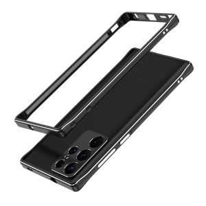 for Samsung Galaxy S24 S23 Ultra S22 Plus Case Aluminum Metal Frame Bumper Cover Phone Cases + Carmera Protector