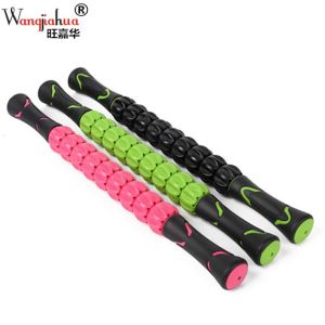 AU Gear massage stick yoga deep muscle relaxation massage roller personal trainer fascia roller plastic roller stick fitness equipment