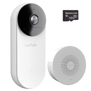 Arenti 1080P Doorbell Camera BellCam Waterproof Outdoor Wireless Video Intercom Smart Home Security Protection Two-Way Audio Door Bell