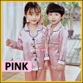 [FULL SET] Kids Silk Pyjamas Baju Tidur Satin Budak Kids Pajamas Satin Kids Pyjamas Baju Tidur Budak Baju Pajamas. 