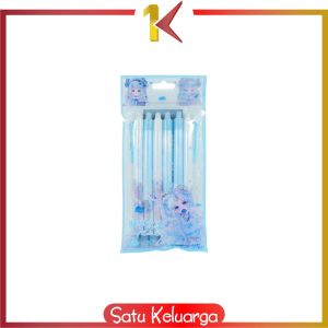 SK-A68 Pulpen Set 6IN1 0.5MM Tinta Bisa di Hapus Motif Karakter Lucu / Eraseble Pen Set Cetek Cetekan Kartun / Pena Mekanik Anak Sekolah / Eraser Pen ST