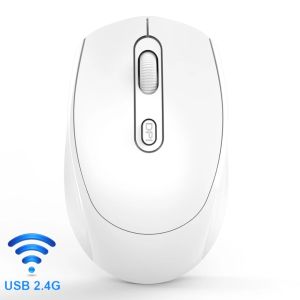 USB Wireless mouse Bluetooth and 2.4G Adjustable Receiver Optical Computer Mouse Re-chargable battery Ergonomic Mice compatible For Laptop PC Bluetooth Mouse