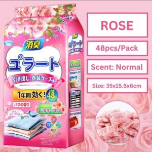 (SG Stocks) Dehumidifier Hanger Bags – Anti-Mold Moth Balls Insects Dry Wardrobe Shoe Cabinet Moisture Absorber
