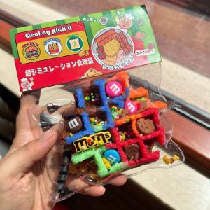 XUECHUANGYING Croissant Simulated Food Squeeze Toy Toast Waffle Cake Simulated Ice Cream Decompression Toy Cute Fried Noodles Fried Noodles Squeeze Pinch Toy Home Ornaments