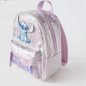 ZEEMIN Halloween Christmas Disney Stitch Students Schoolbag Cute Anime Cartoon Large Capacity Fashion Backpack Shoulder Bag Learning Supplies Holiday Gifts